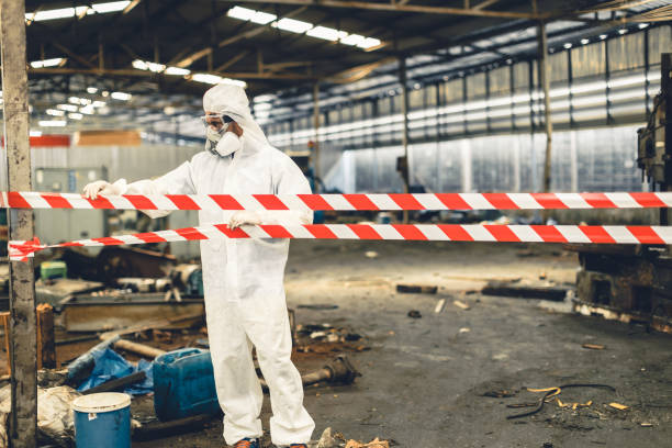 Professional Hoarding Cleanup technician working in Highlands, NC